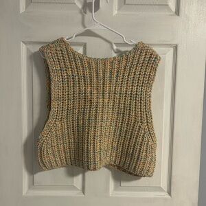 Free People Multicolor Knit vest